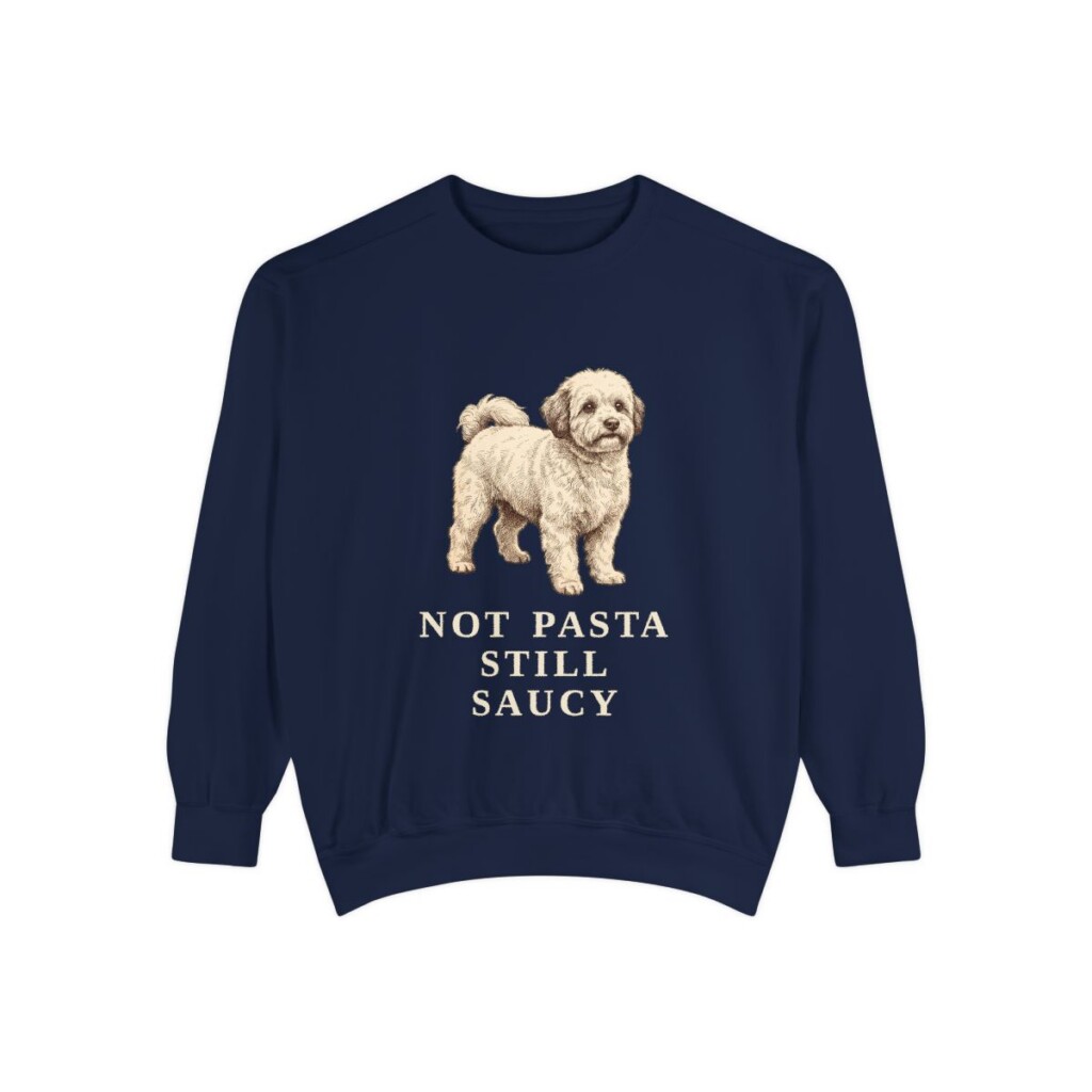 Bolognese Humor Sweatshirt, True Navy, front view