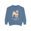 Bolognese Mom Sweatshirt, Blue Jean, front view
