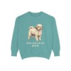 Bolognese Mom Sweatshirt, Seafoam, front view