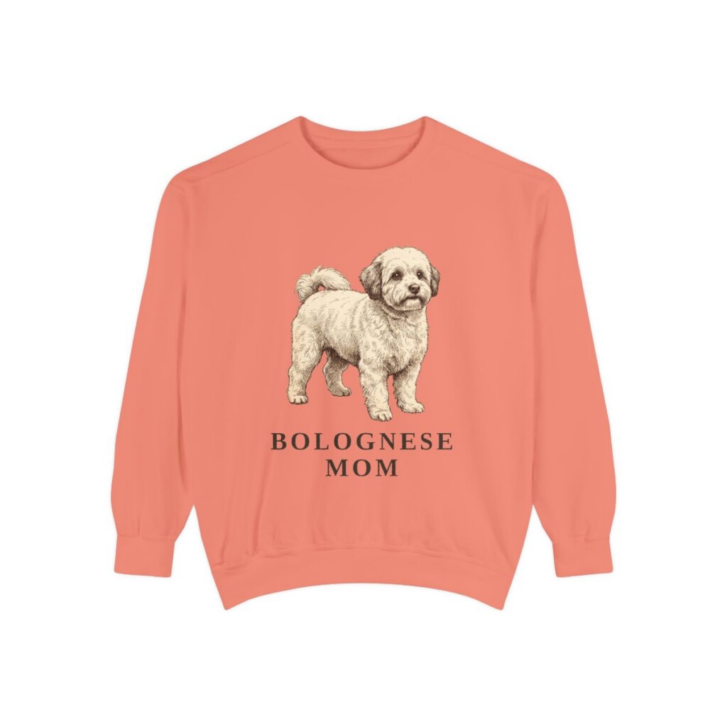 Bolognese Mom Sweatshirt, Terracotta, front view