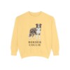 Border Collie Sweatshirt, Butter, front view