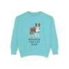 Border Collie Dad Sweatshirt, Chalky Mint, front view