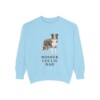 Border Collie Dad Sweatshirt, Chambray, front view