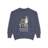 Border Collie Sweatshirt, Denim, front view
