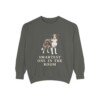 Border Collie Humor Sweatshirt, Pepper, front view