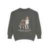 Border Collie Latin Sweatshirt, Pepper, front view