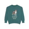 Border Collie Mom Sweatshirt, Blue Spruce, front view