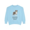 Border Collie Mom Sweatshirt, Chambray, front view