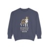 Border Collie Mom Sweatshirt, Denim, front view