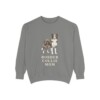 Border Collie Mom Sweatshirt, Grey, front view