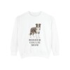 Border Collie Mom Sweatshirt, White, front view