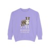 Border Collie Sweatshirt, Violet, front view