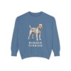 Border Terrier Sweatshirt, Blue Jean, front view