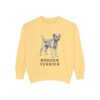 Border Terrier Sweatshirt, Butter, front view