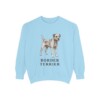 Border Terrier Sweatshirt, Chambray, front view