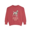 Border Terrier Dad Sweatshirt, Crimson, front view