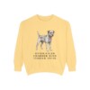 Border Terrier Humor Sweatshirt, Butter, front view