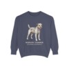 Border Terrier Latin Sweatshirt, Denim, front view