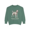 Border Terrier Latin Sweatshirt, Light Green, front view