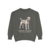 Border Terrier Latin Sweatshirt, Pepper, front view