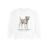 Border Terrier Latin Sweatshirt, White, front view