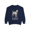 Border Terrier Sweatshirt, True Navy, front view