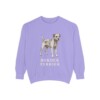 Border Terrier Sweatshirt, Violet, front view