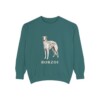 Borzoi Sweatshirt, Blue Spruce, front view