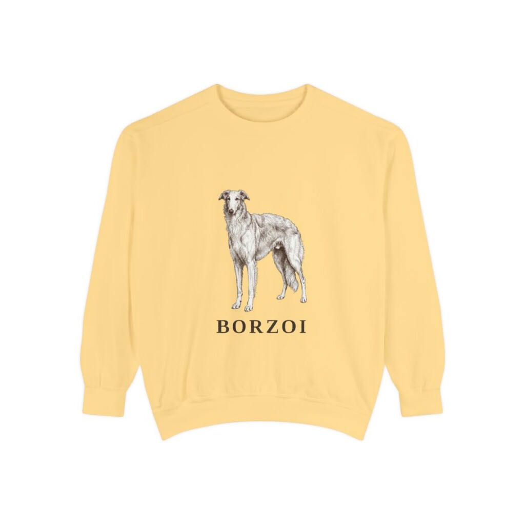 Borzoi Sweatshirt, Butter, front view