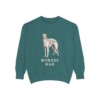 Borzoi Dad Sweatshirt, Blue Spruce, front view