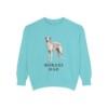 Borzoi Dad Sweatshirt, Chalky Mint, front view