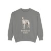 Borzoi Dad Sweatshirt, Grey, front view