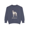 Borzoi Sweatshirt, Denim, front view