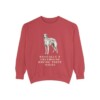 Borzoi Humor Sweatshirt, Crimson, front view
