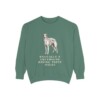 Borzoi Humor Sweatshirt, Light Green, front view