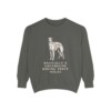Borzoi Humor Sweatshirt, Pepper, front view