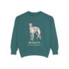 borzoi-sweatshirt-latin-blue-spruce Borzoi Latin Sweatshirt, Blue Spruce, front view