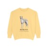 borzoi-sweatshirt-latin-butter Borzoi Latin Sweatshirt, Butter, front view