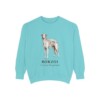 borzoi-sweatshirt-latin-chalky-mint Borzoi Latin Sweatshirt, Chalky Mint, front view