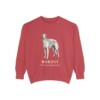 borzoi-sweatshirt-latin-crimson Borzoi Latin Sweatshirt, Crimson, front view