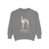 borzoi-sweatshirt-latin-grey Borzoi Latin Sweatshirt, Grey, front view