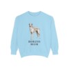 Borzoi Mom Sweatshirt, Chambray, front view