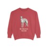 Borzoi Mom Sweatshirt, Crimson, front view