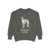 Borzoi Mom Sweatshirt, Pepper, front view