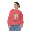 Borzoi Mom Sweatshirt, Watermelon, person 2 front