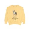 Boston Terrier Dad Sweatshirt, Butter, front view