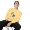 Boston Terrier Latin Sweatshirt, Butter, person 1 context