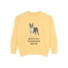 Boston Terrier Mom Sweatshirt, Butter, front view