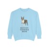 Boston Terrier Mom Sweatshirt, Chambray, front view
