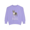 Boston Terrier Sweatshirt, Violet, front view